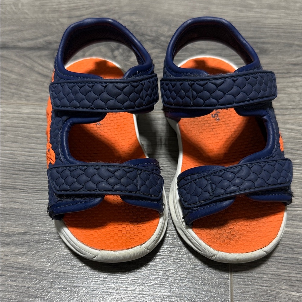 Carter's Navy and Orange Kids Sandals